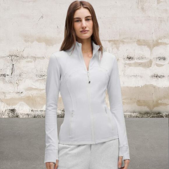lululemon athletica Jackets & Blazers - Lululemon Define Nulu Jacket in Light Gray Size 4